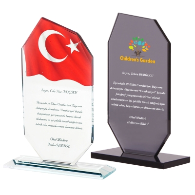 ŞEFFAF KRİSTAL PLAKET