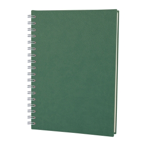 YEŞİL KARELİ SPİRALLİ TARİHSİZ DEFTER (17X24 CM)