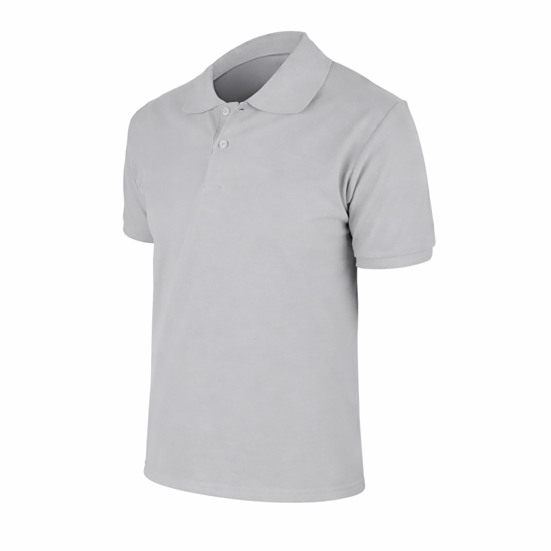 1. KALİTE GRİ L POLO YAKA TİŞÖRT