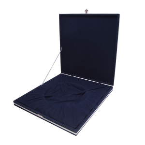 LACİVERT KADİFE TABAK KUTUSU (30X30 CM)