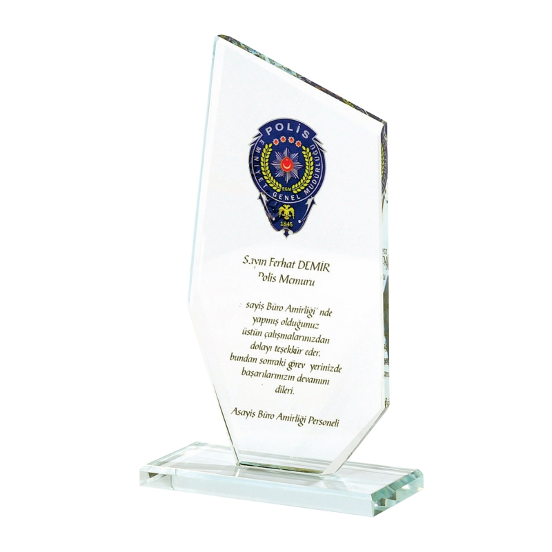 ŞEFFAF KRİSTAL PLAKET