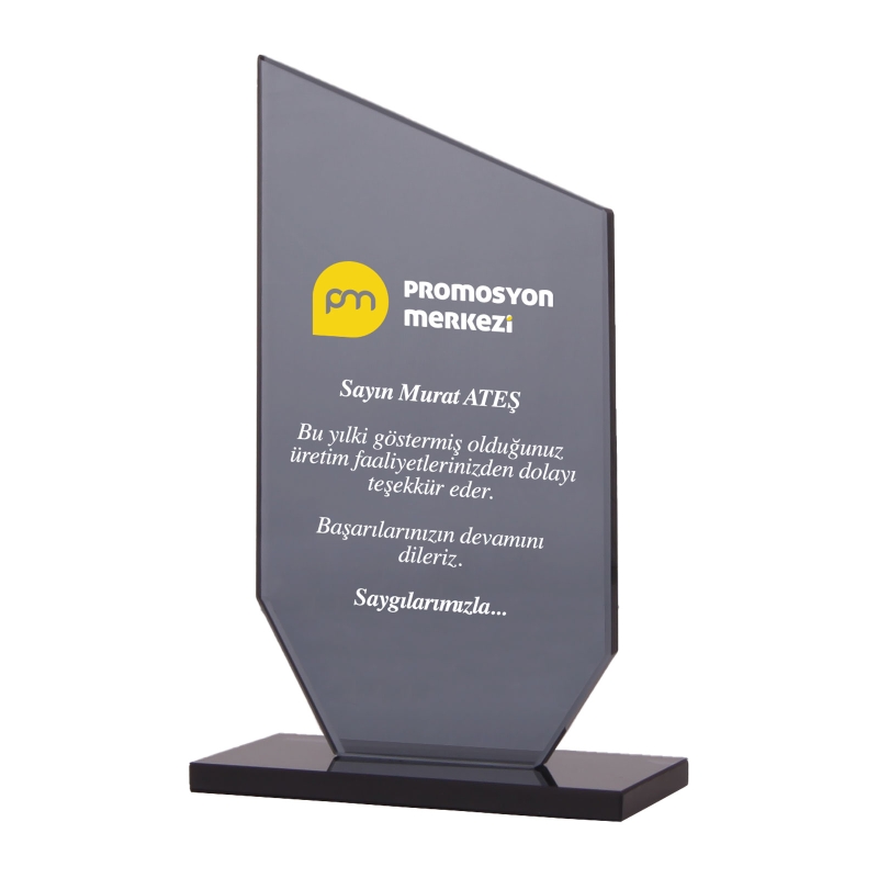 SİYAH KRİSTAL PLAKET