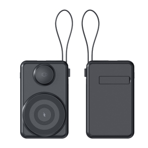 KAVACIK 10.000 MAH SİYAH MAGSAFE  ve  WIRELESS POWERBANK