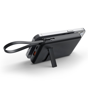 KAVACIK 10.000 MAH SİYAH MAGSAFE  ve  WIRELESS POWERBANK