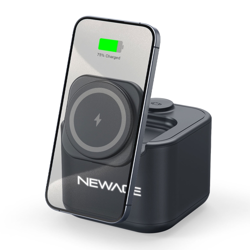 SİYAH HOPARLÖR VE WIRELESS SARJ STANDI