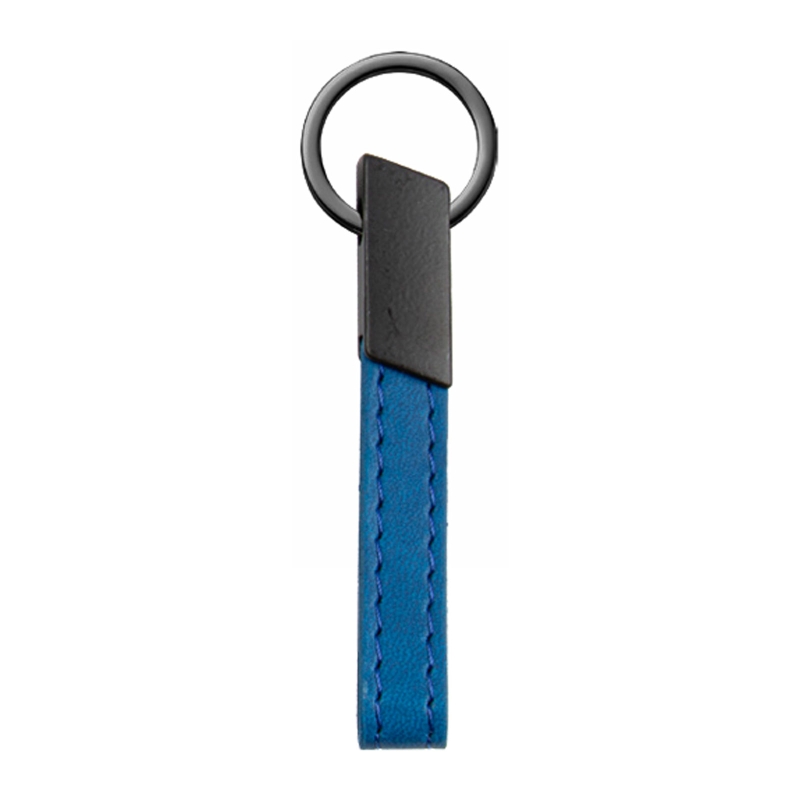 LACİVERT METAL-DERİ ANAHTARLIK