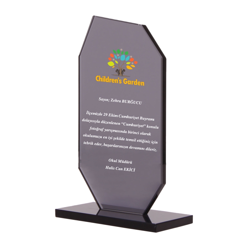 SİYAH KRİSTAL PLAKET