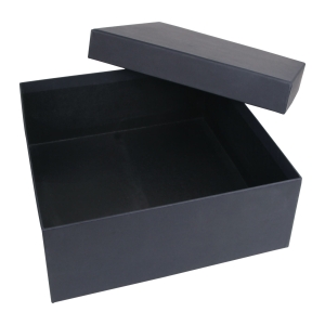SİYAH GEÇME KAPAK KUTU (30X30X10 CM)