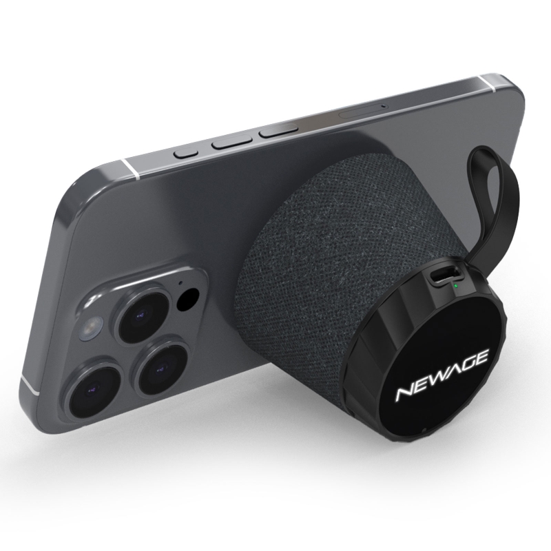 SİYAH BLUETOOTH MIKNATISLI IŞIKLI HOPARLÖR
