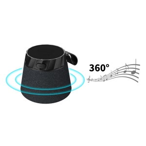 SİYAH BLUETOOTH MIKNATISLI IŞIKLI HOPARLÖR